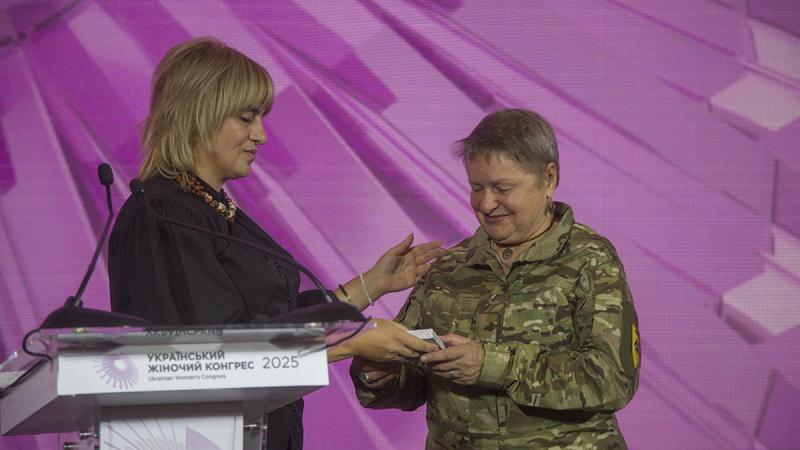 Військова медичка Теплюк була нагороджена відзнакою імені О'Хейген, яку вручає Український жіночий конгрес.