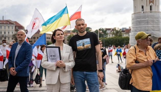 Сергій Тихановський — білоруський опозиційний діяч та екс-політв'язень.